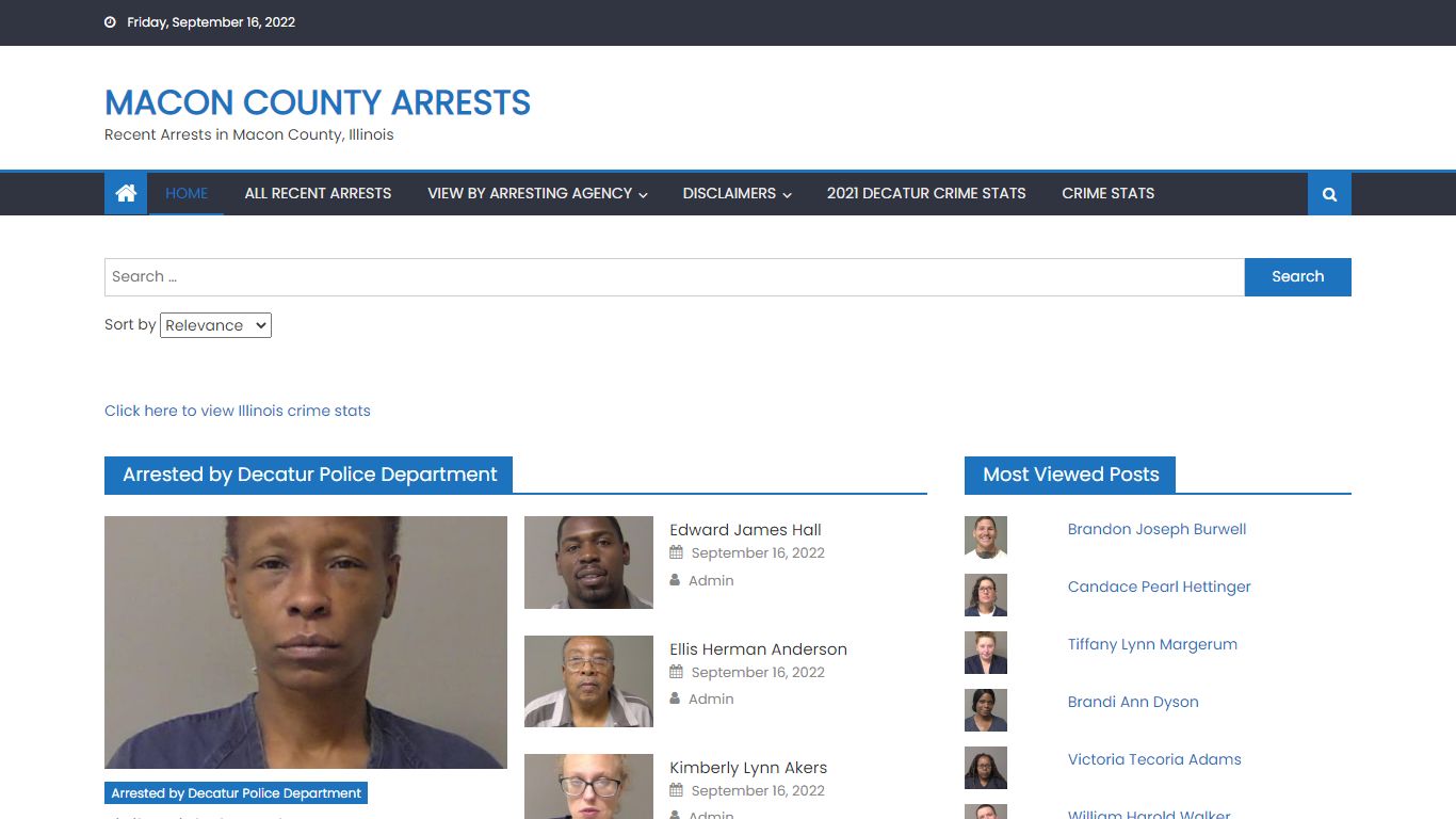 Home - Macon County Arrests